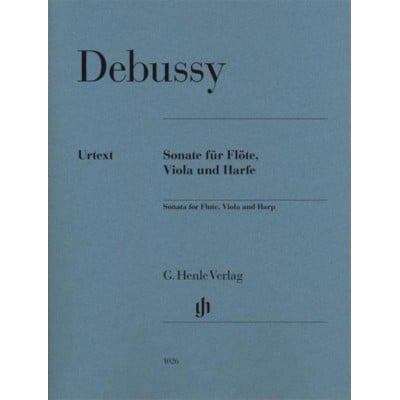 DEBUSSY C. - SONATE POUR FLUTE, ALTO & HARPE