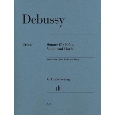 HENLE VERLAG Debussy C. - Sonate Pour Flute, Alto & He