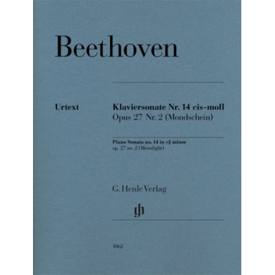 BEETHOVEN L.V. - PIANO SONATA NO. 14 C SHARP MINOR OP. 27,2 