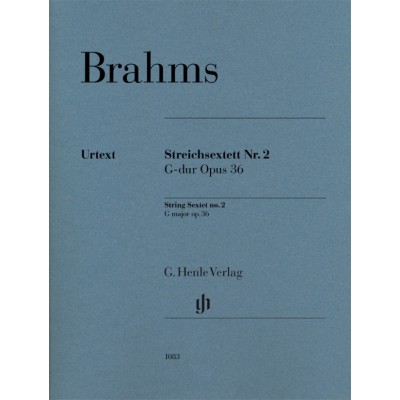 BRAHMS JOHANNES - STRING SEXTET N°2 OP.36
