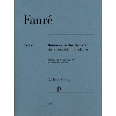 FAURE G. - ROMANCE A-DUR OP.69 - VIOLONCELLE & PIANO