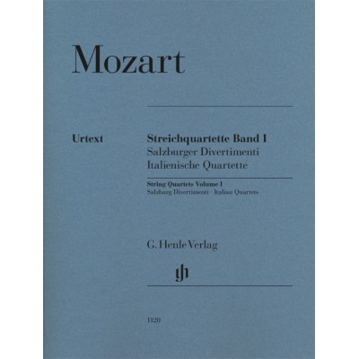 MOZART W.A. - QUATUORS A CORDES VOL.1 (DIVERTIMENTI DE SALZBOURG, QUATUORS ITALIENS)