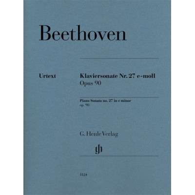 BEETHOVEN L.V. - PIANO SONATA NO. 27 E MINOR OP. 90