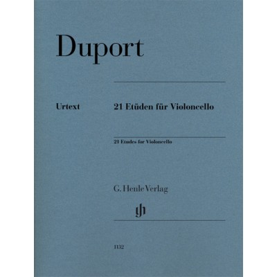HENLE VERLAG Duport JEAN-louis - 21 Etudes Pour Violoncelle