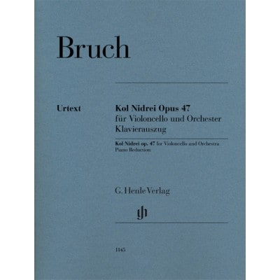 BRUCH MAX - KOL NIDREI OP.47 - VIOLONCELLE & PIANO 