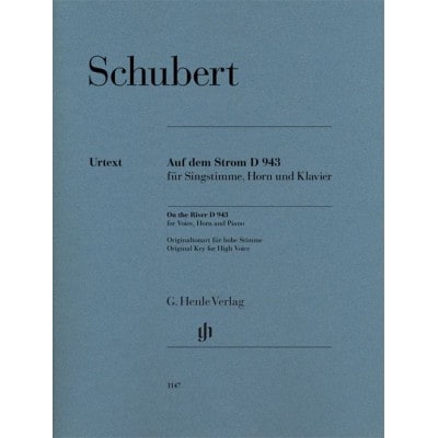 SCHUBERT FRANZ - SUR LE FLEUVE D 943 - CHANT, COR & PIANO