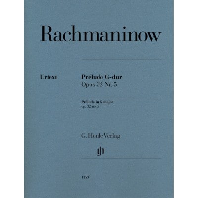 RACHMANINOV S. - PRELUDE G-DUR OP.32 N°5 - PIANO