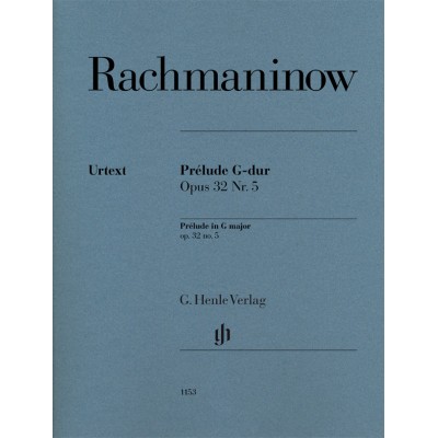 RACHMANINOV S. - PRELUDE G-DUR OP.32 N°5 - PIANO