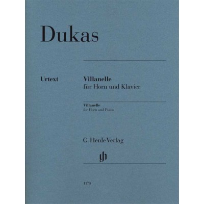 DUKAS PAUL - VILLANELLE - COR and PIANO