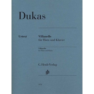 DUKAS PAUL - VILLANELLE - COR & PIANO