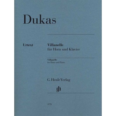 DUKAS PAUL - VILLANELLE - COR & PIANO