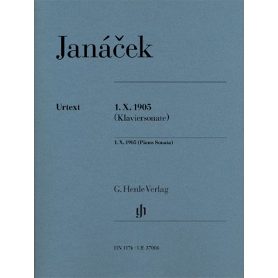 HENLE VERLAG Janacek Leos - 1.X.1905 - Piano Sonata