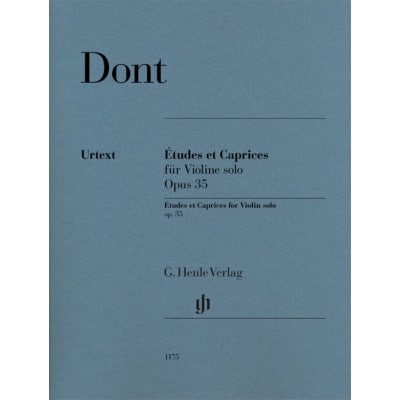 HENLE VERLAG DONT JAKOB - ETUDES & CAPRICES OP.35 - VIOLON SOLO