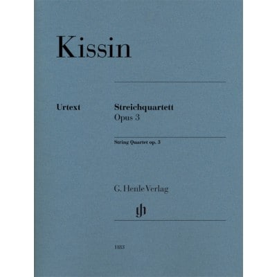 HENLE VERLAG KISSIN EVGENY - STRING QUARTET OPUS 3 