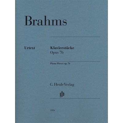 HENLE VERLAG Brahms J. - Piano Pieces Op.76