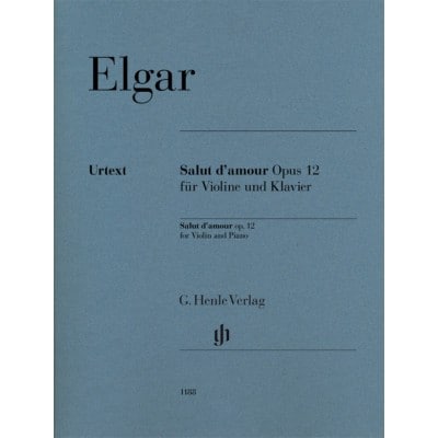 ELGAR EDWARD - SALUT D'AMOUR OP.12 - VIOLON & PIANO