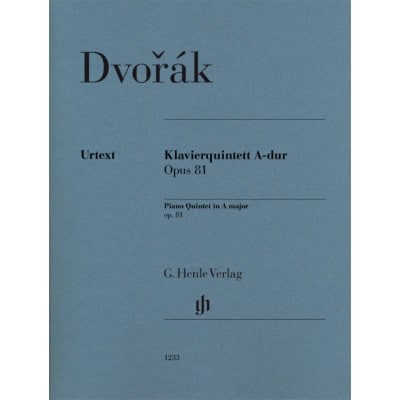 DVORAK A. - PIANO QUINTET OP.81