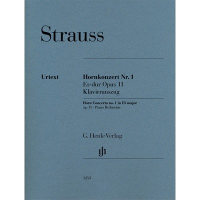 HENLE VERLAG STRAUSS RICHARD - CONCERTO POUR COR N°1 - OP.11 - COR & PIANO