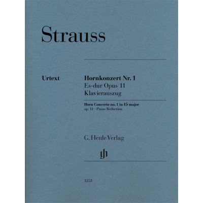 HENLE VERLAG Strauss Richard - Concerto Pour Cor N°1 - Op.11 - Cor & Piano