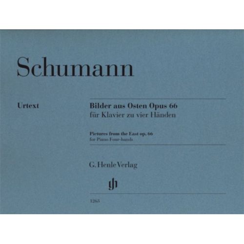SCHUMANN R. - BILDER AUS OSTEN OP.66 - PIANO 4 MAINS 