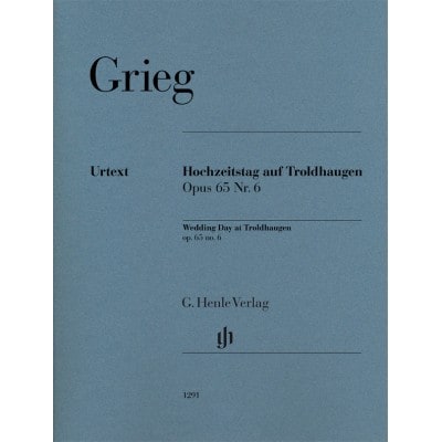 GRIEG E. - WEDDING DAY AT TROLDHAUGEN OP.65 N°6 - PIANO