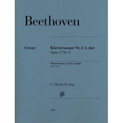 BEETHOVEN L.V. - PIANO SONATA N°2 IN A MAJOR OP.2 N°2