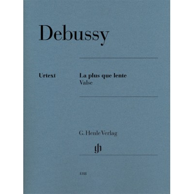 DEBUSSY CLAUDE - LA PLUS QUE LENTE - VALSE - PIANO