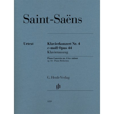SAINT-SAENS CAMILLE - CONCERTO POUR PIANO N°4 OP.44 - 2 PIANOS