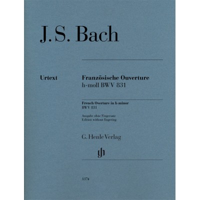 BACH J.S. - FRANZOSISCHE OUVERTURE H-MOLL BWV 831