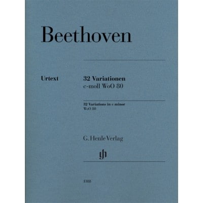 BEETHOVEN L.V. - 32 VARIATIONS C-MOLL WoO 80 - PIANO 