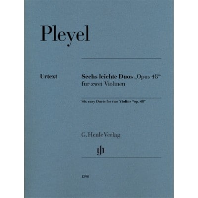 PLEYEL IGNAZ - 6 DUOS FACILES OP.48 - 2 VIOLONS