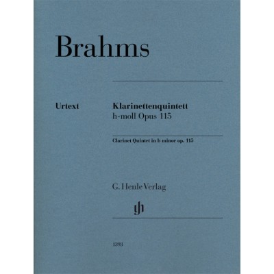 HENLE VERLAG Brahms J. - Quintette Avec Clarinette Op.115 - Parties Separees