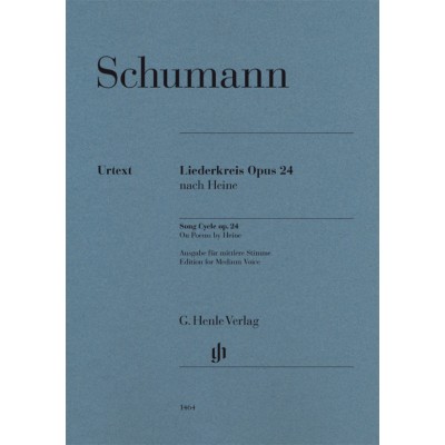 Schumann Robert - Liederkreis Op.24 - Voix Moyenne & Piano