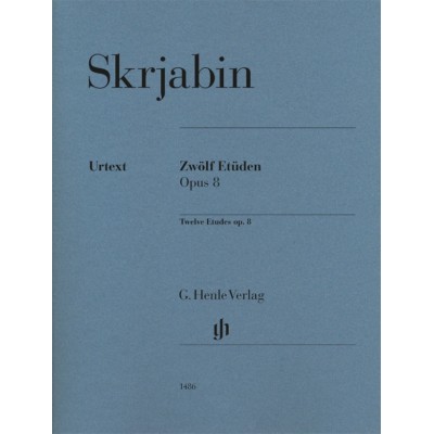 SCRIABINE A. - 12 ETUDES OP.8 - PIANO