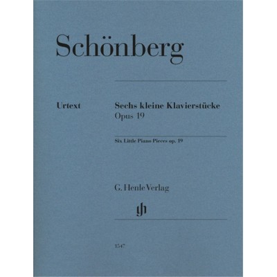 HENLE VERLAG Schonberg Arnold - Six Little Piano Pieces Op.19