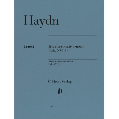 HAYDN J. - SONATE E-MOLL HOB. XVI:34 - PIANO