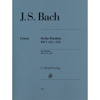 HENLE VERLAG BACH J.S. - SIX PARTITAS BWV 825-830
