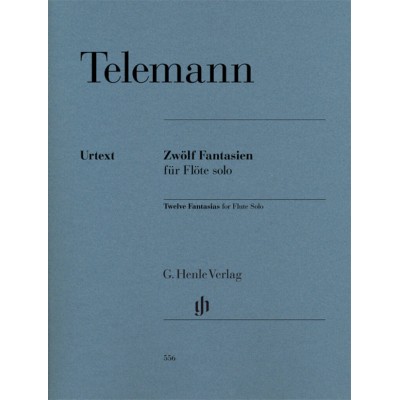TELEMANN G.P. - DOUZE 12 FANTAISIES POUR FLUTE SOLO TWV 40:2-13