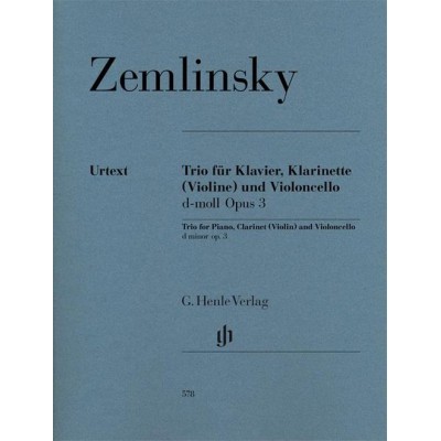 ZEMLINSKY A. - TRIO OP.3