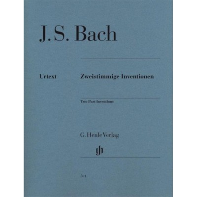 BACH J.S. - TWO PART INVENTIONS, TWO PARTS BWV 772-786