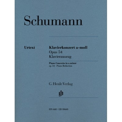 SCHUMANN R. - KLAVIERKONZERT A-MOLL OP. 54 - PIANO, ORCHESTRA