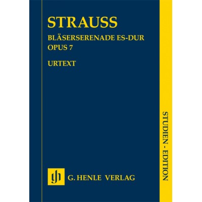STRAUSS RICHARD - BLASERSERENADE OP.7 - SCORE
