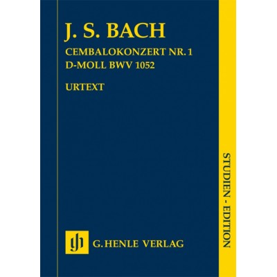 BACH J.S. - CONCERTO POUR CLAVECIN N°1 BWV 1052 - SCORE