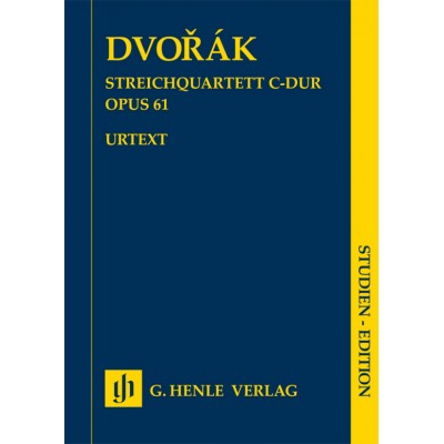 DVORAK A. - QUATUOR A CORDES OP.61 - SCORE