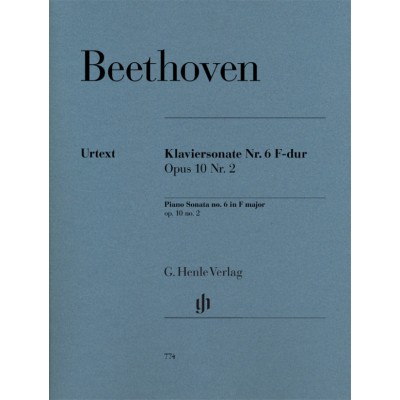 BEETHOVEN L.V. - PIANO SONATA No.6 F MAJOR OP.10 No.2 