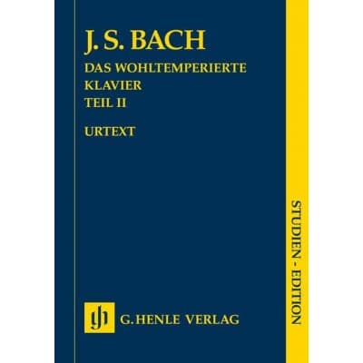 BACH J.S. - DAS WOHLTEMPERIERTE KLAVIER, TEIL II - OHNE FINGERSATZE