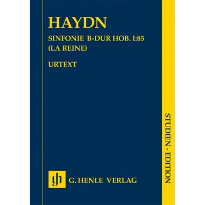 HENLE VERLAG HAYDN JOSEPH - SINFONIE B-DUR HOB. I:85 "LA REINE" - SCORE 
