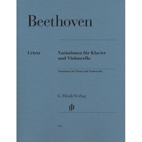 BEETHOVEN L.V. - VARIATIONS FOR PIANO AND VIOLONCELLO