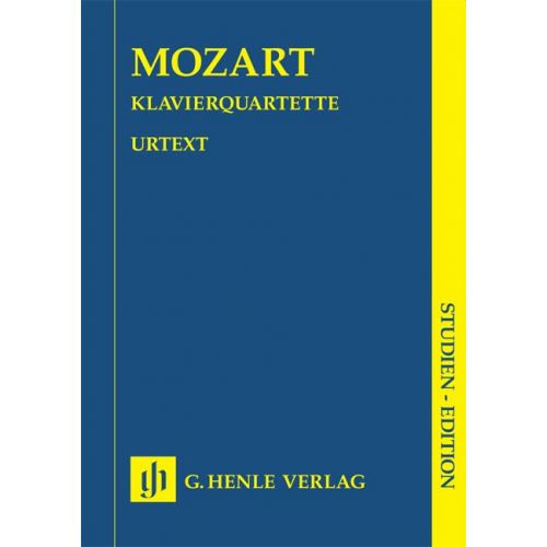 HENLE VERLAG Mozart W.a. - Piano Quartets