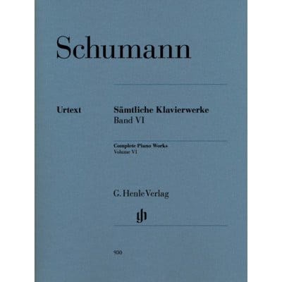 SCHUMANN R. - COMPLETE PIANO WORKS, VOLUME VI 